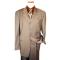 Soho Solid Taupe Super 100's Rayon Blend Suit